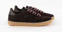 Victoria Londres Serraje Trainer marron crocodile
