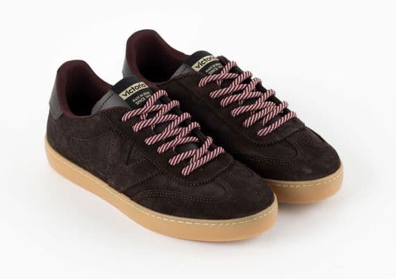 Victoria Londres Serraje Trainer marron crocodile