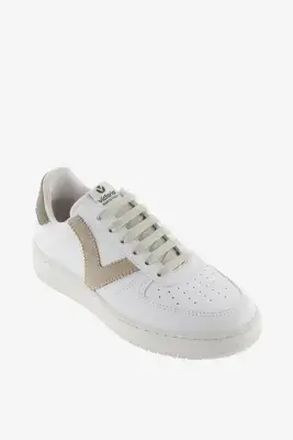 Victoria Madrid Vegan Leather Trainers taupe