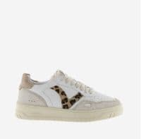 Victoria Seul Trainer camel leopard/faux fur