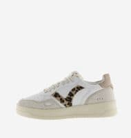 Victoria Seul Trainer camel leopard/faux fur