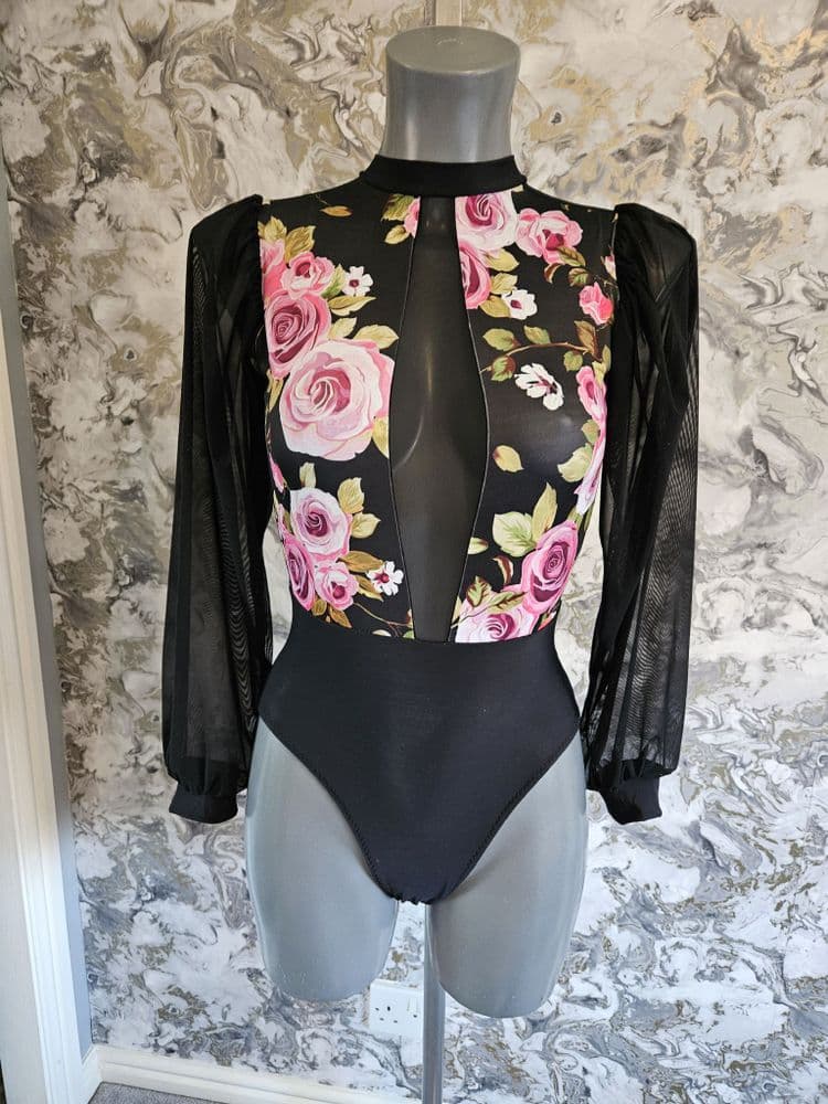 Leotard Seven Til Midnight Black M - EU 38-40