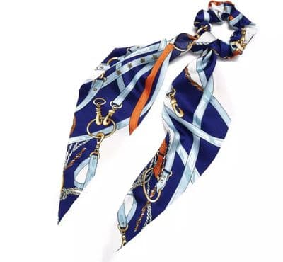 Blue Prints scrunchy