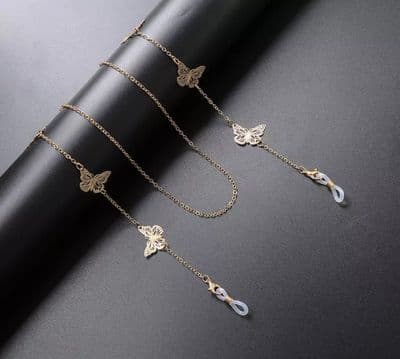 Butterfly sunglasses chain
