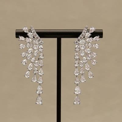 Crystal wings Gemstone Earrings