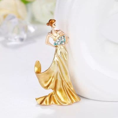 Dancing Lady Brooch
