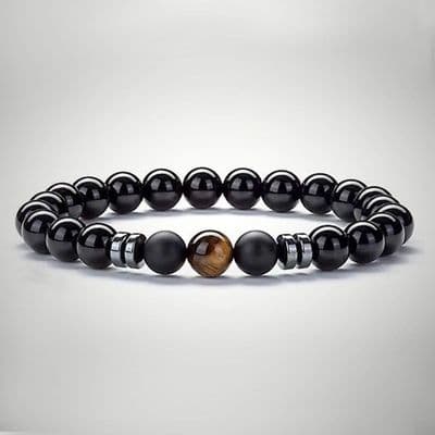 Tiger eyes Men’s Beaded Bracelet