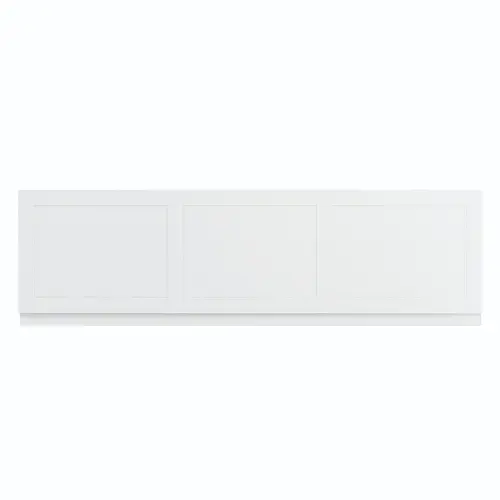 1800mm Shaker Style Waterproof Bath Panel - White