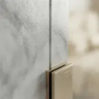 2 Pack: Signature Heavy Duty PVC Shower Panels 1000mm - Grey Marble