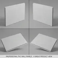 2 Pack: Signature Heavy Duty PVC Shower Panels 1000mm - White Sparkle