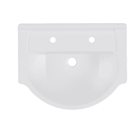 2 Tap Hole Floor Standing Vanity Unit and 550mm Basin - Satin Grey
