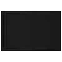 30mm Linear Slate 1200x800mm Rectangular Tray & Waste - Black