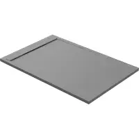 30mm Linear Slate 1400x800mm Rectangular Tray & Waste - Grey