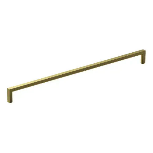 330mm Slim D-Shape Handle - Brushed Brass