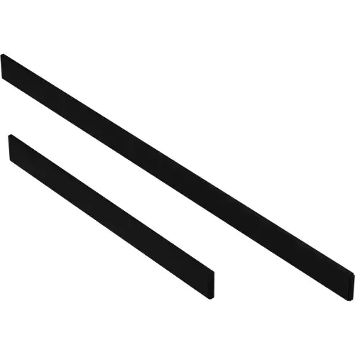 40mm Low Profile Square & Rectangular Riser Set 1700mm - Matt Black