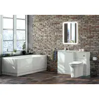 500mm Waterproof Vanity Unit with Ceramic Basin | White | Lifetime Guarantee