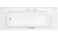 8mm Reinforced Bath With Twin Grips 1700mm x 700mm, Single Ended, Made In Uk