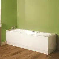 8mm Reinforced Bath With Twin Grips 1700mm x 700mm, Single Ended, Made In Uk