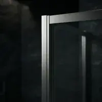 F8 8mm Chrome Sliding Shower Door | AquaShield Easy Clean Glass