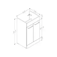 900x900mm Black Quadrant Shower, 2 Door Basin Unit, Toilet, Basin Tap and Shower Mixer Pack