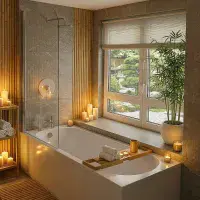 Acrylox ShowerBath 1700 x 700mm Single Ended Reinforced