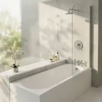 Acrylox ShowerBath 1700 x 700mm Single Ended Reinforced