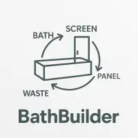 Acrylox ShowerBath 1700 x 700mm Single Ended Reinforced