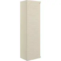 Alight 350mm Wall Hung 1 Door Tall Unit - Matt Cotton