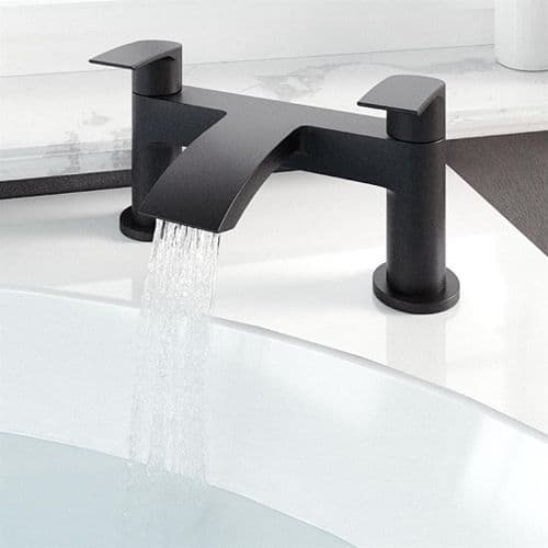 Alveston Bath Filler Tap - Matt Black