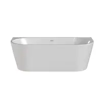 Angso Back to Wall Double Ended Bath Tub, 1700mm x 800mm