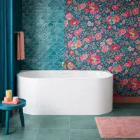 Angso Back to Wall Double Ended Bath Tub, 1700mm x 800mm