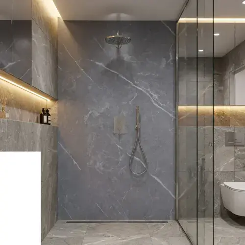 AquaGen Slate Single Panel - 1200mm x 2400mm - Waterproof Wall Panel