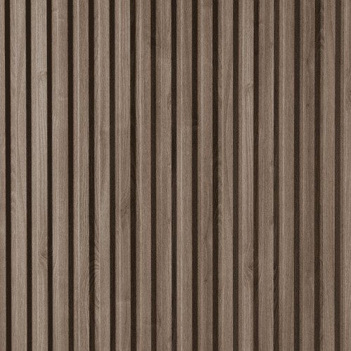 AquaGen Walnut Ridged Panels - 1200mm x 2400mm - Waterproof Wall Panels