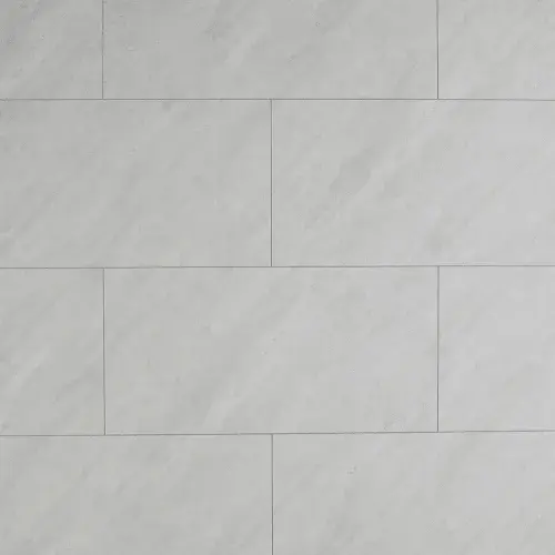 AquaGen White Grey Marble Tile Single Panel - 1200mm x 2400mm - Waterproof Wall Panel