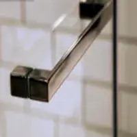 Aquaglass Hinged 2 Fold Walk in Shower Screen