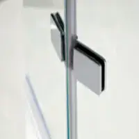 Aquaglass Hinged 2 Fold Walk in Shower Screen