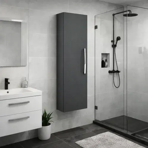 Aquatrend Furniture Tall Unit, 350mm x 1200mm x 216mm, Various Colours