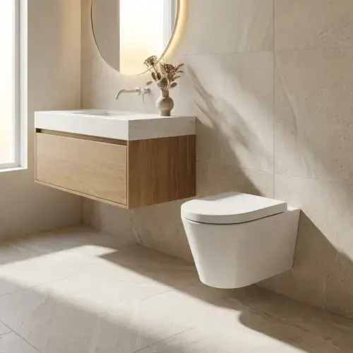Aquila Rimless Wall Hung Toilet With Soft Close Seat
