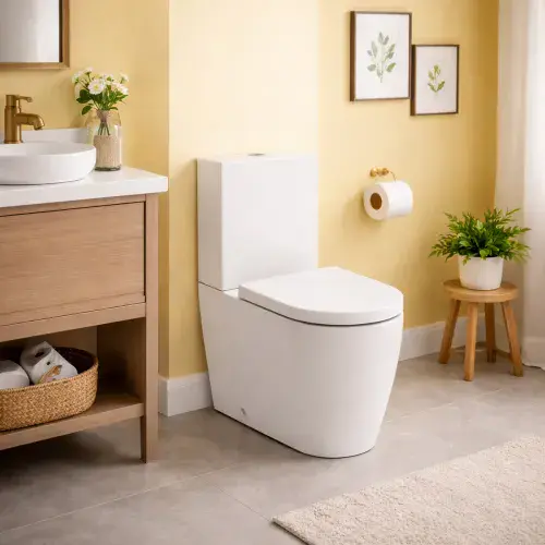 Aquila Soft Close Toilet Seat - White - Seat Only