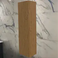 Arden 350mm Wall Hung 1 Door Tall Unit - Textured Oak