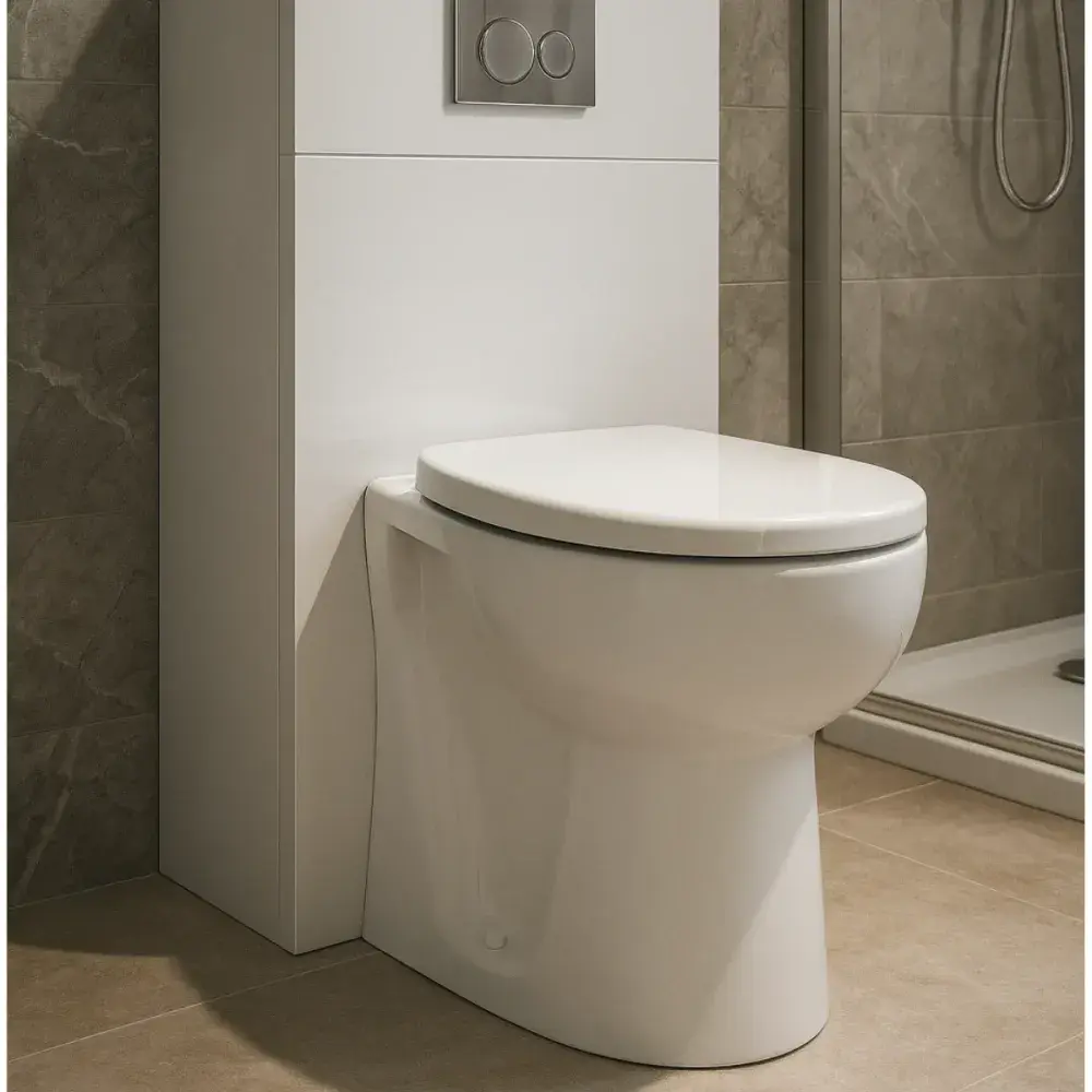 Arkitect Back To Wall WC Pan and Soft Close Seat White