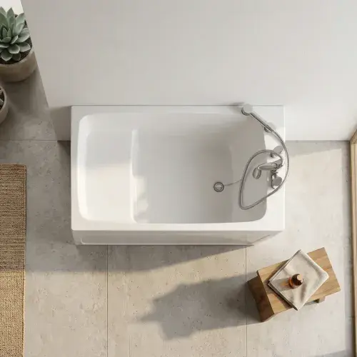 Armitage Shanks 1200x750mm Showertub, 2 Tapholes, Reinforced