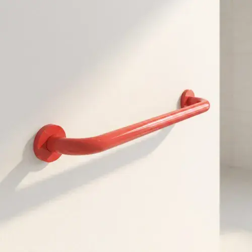 Armitage Shanks Contour 21, 600mm Straight Grab Rail - Red