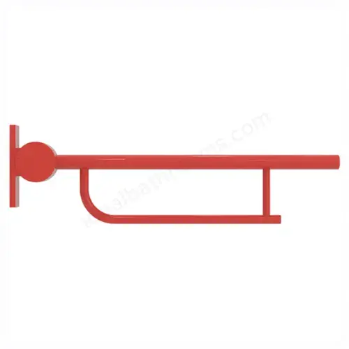 Armitage Shanks Contour 21 800mm Hinged Support Rail - Red