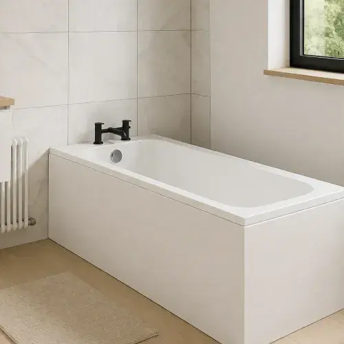 Armitage Shanks Sandringham 21 1600x700mm Bath, 2 Tapholes