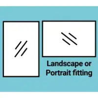 Arno 500 x 700mm LED mirror black frame