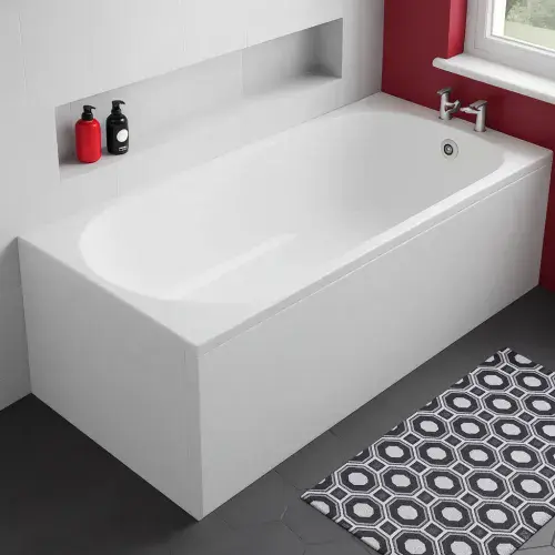 Arnold Acrylox 1680 x 745mm Bath - Super Strength Single Ended