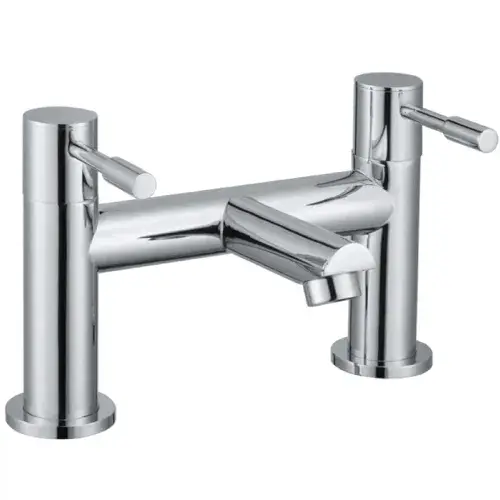 Aspen Chrome Bath Filler Tap - Modern Lever Style