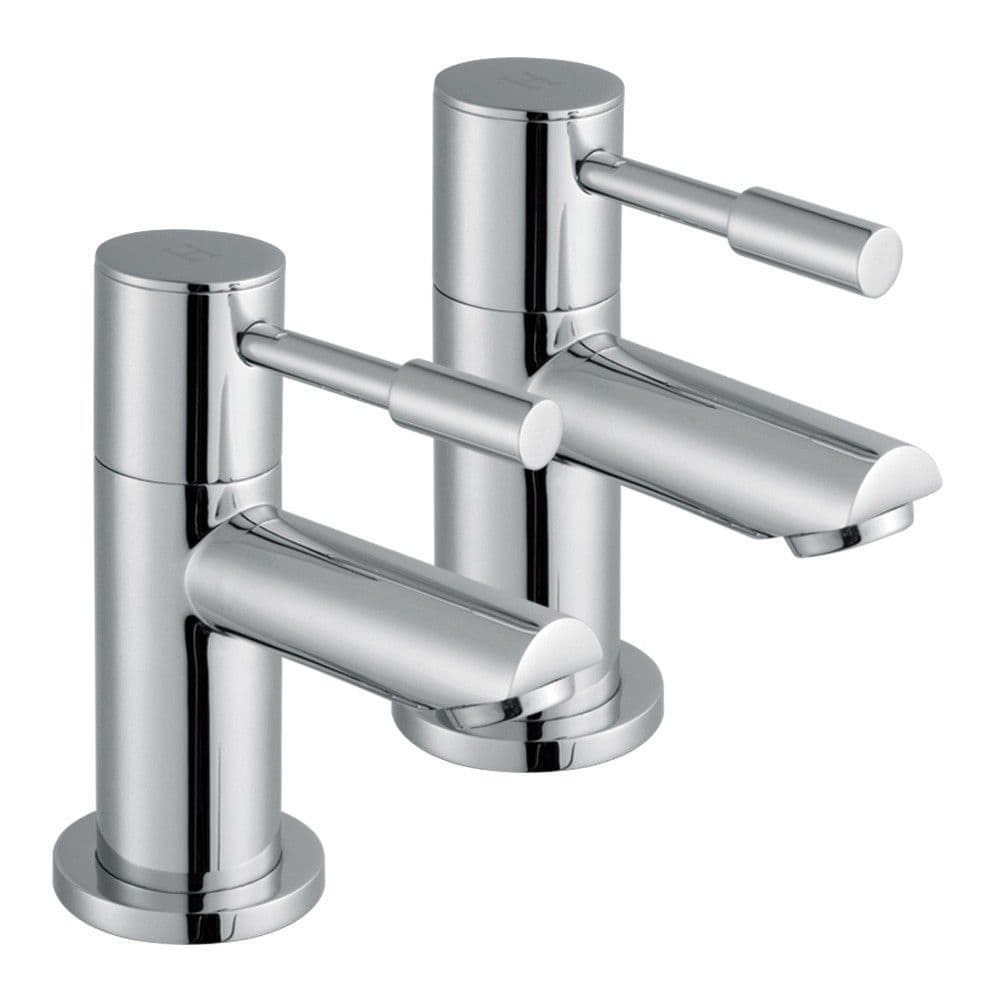 All Taps Aspen Chrome Bath Taps - Modern Lever Style