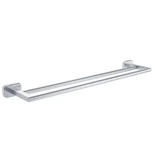 Asti 600mm Double Towel Rail - Chrome